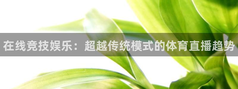 在线竞技娱乐：超越传统模式的体育直播趋势